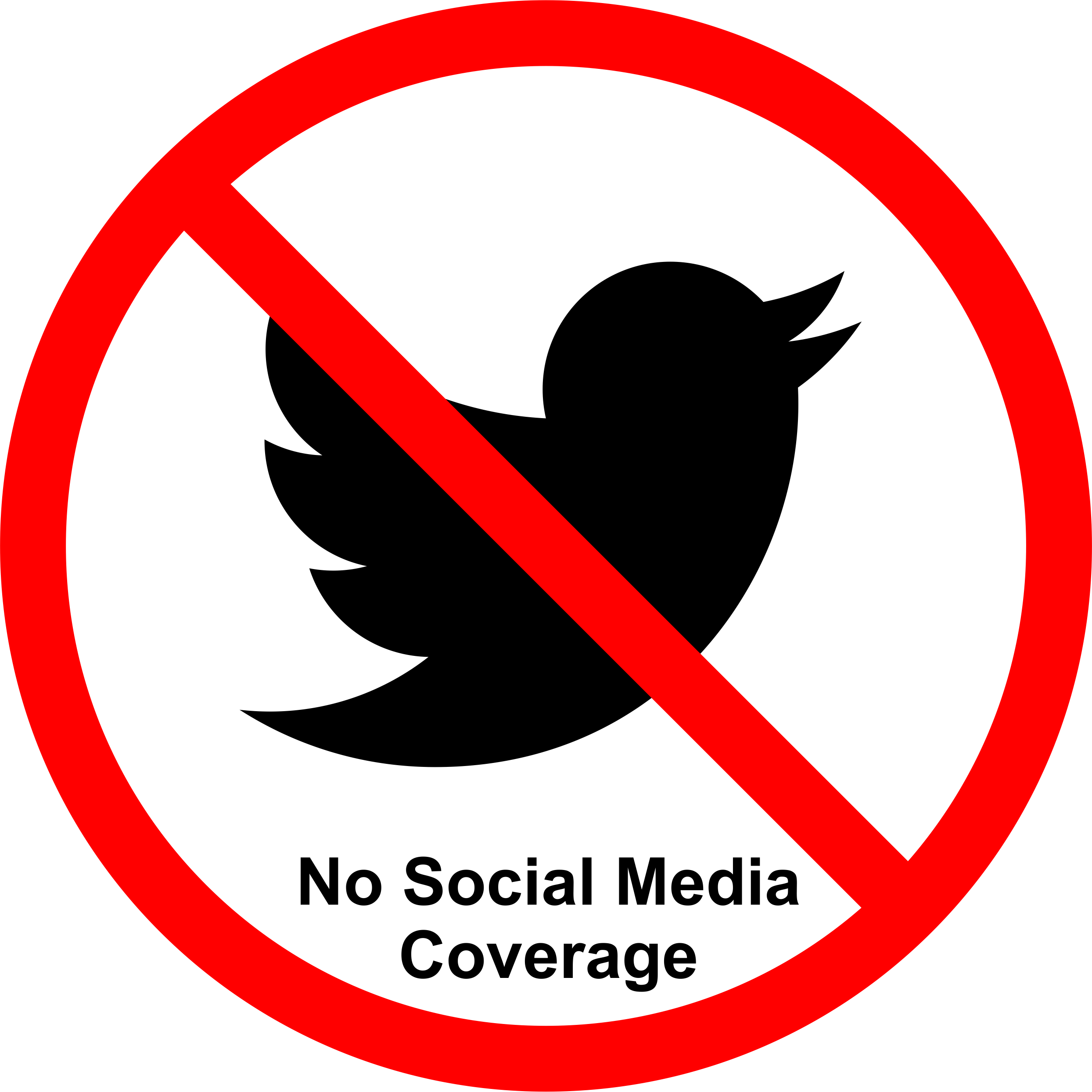 Permission Sign - Social Media NOT allowed